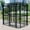 Black, variant on Walnest Extra Large White Bird Outdoor Iron Aviary Doves Cage,Heavy Duty Parrot cage Walk in Aviary Flight Pet Offer(86.40 x 63.60 x 81.60 Inches）