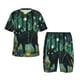 thumbnail image 1 of Balery Mystical Black Cat Fireflies Conjunto de Pijama Infantil de Manga Corta con Estampado – Ropa de Dormir de Algodón Suave-Small, 1 of 6
