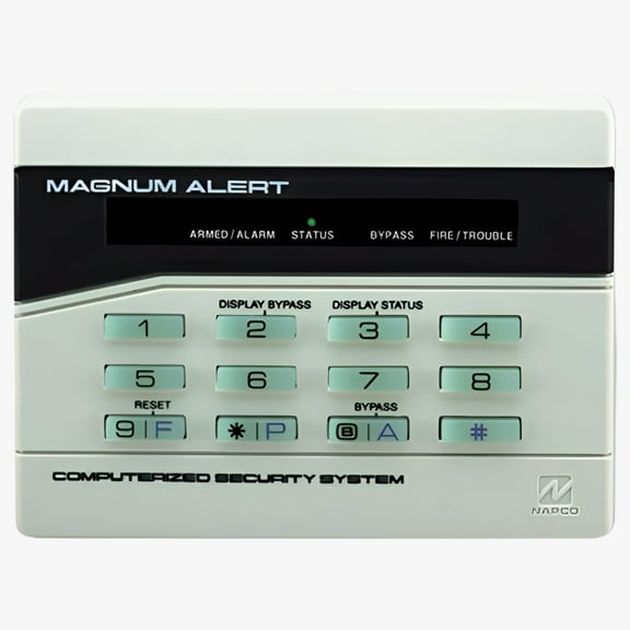 Napco Intrusion System Keypads,5-7/8" W,LED RP1054E