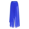 thumbnail image 2 of Sholeno Women's Lyrical Dance Loose Mesh Wide Leg Pants Flowy Yoga Trousers Contemporary Dancewear Royal Blue XL, 2 of 7