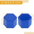 thumbnail image 4 of Unique Bargains 20 Pcs Wheel Lug Nut Bolt Cap Cover Protection Silicone Fluorescent Blue, 4 of 7