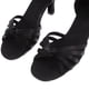 thumbnail image 3 of 1 par de zapatos de tacón alto con correa anudada Tacones altos Zapatos de baile latino para dama - Talla 37 (negro), 3 of 6