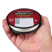 SpiderWire Stealth® Translucent Braid Fishing Line, Translucent, 20 lb Test Strength, 125 yd