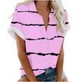 thumbnail image 4 of Tops for Women Tops for Summer Women Shirts Trendy Womens Tshirts Lightning, 4 of 7