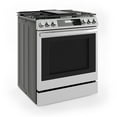thumbnail image 3 of Midea 30-In Slide-In Gas Range with Wi-Fi Connectivity and Fan Convection, Stainless Steel, MGS30S2AST, 3 of 13