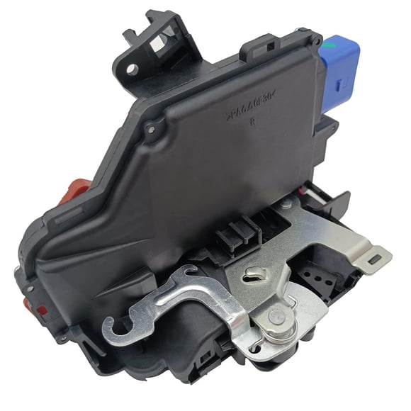 Cheriezing Verrou de Porte Motorisé Compatible pour 2002-2009 Cayenne,VW Phaeton,Touareg - Côté Passager avant Droit - Connecteur 9 Broches - Remplacer 3D1837016AC