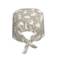 thumbnail image 2 of Kdxio Rabbit And Flower Pattern Turban Hat for Women Men Comfortable Adjustable Cleaning Working Cap with Sweatband, 2 of 8