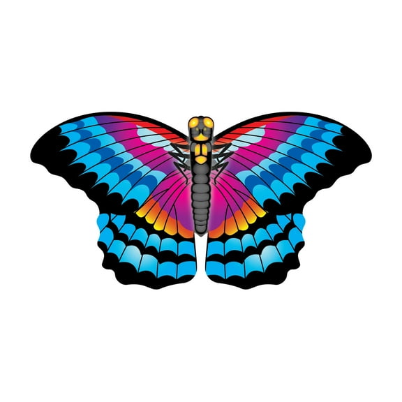 X Kites Nylon Butterfly Blue