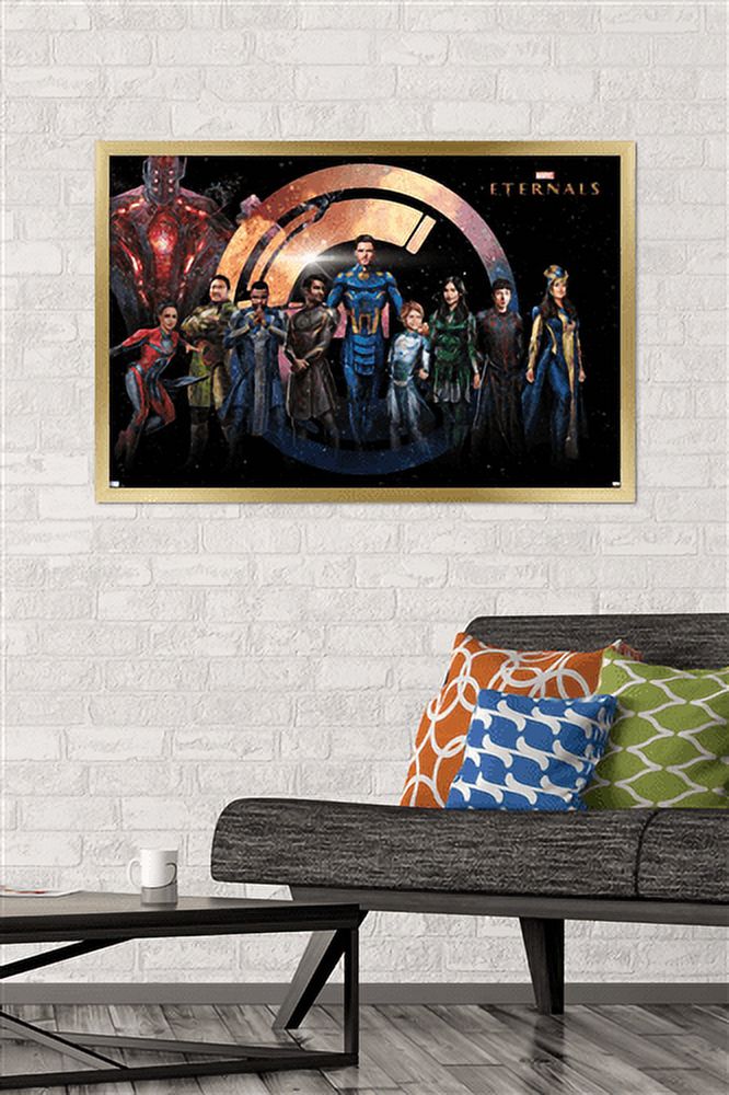 Marvel Cinematic Universe Eternals - Group Wall Poster, 22.375" x 34", Framed