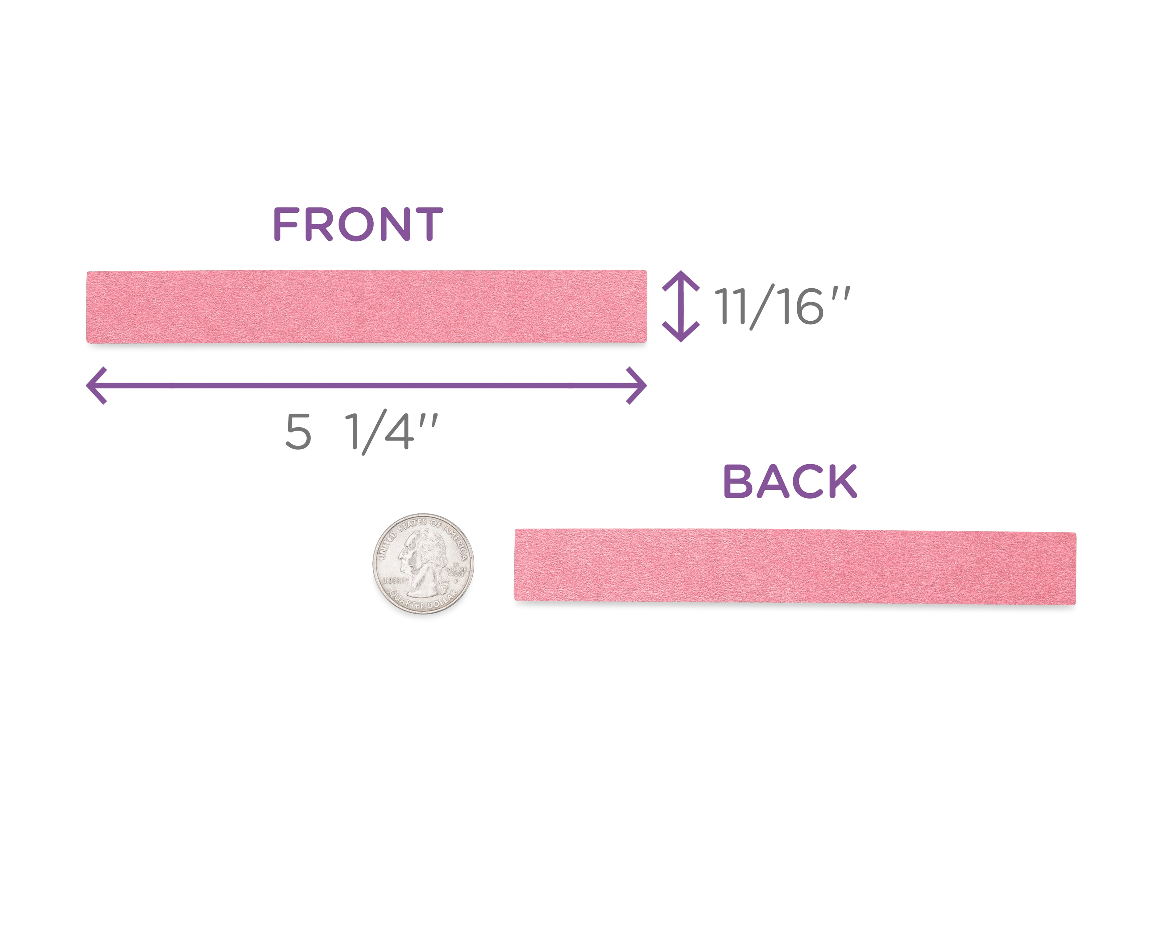 Carstens - Pink 1 Inch Binder Spine Insert Cards, 5.25 x .6875 Inch, Pack of 100 (8390 Series) - Ideal for 1 Inch Spine Insert Adhesive Pockets
