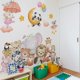 thumbnail image 5 of 1 pegatina de pared de animales, decoración de pared, elefante, león, oso Panda, cebra, tigre, Koala, pegatinas de pared para baño, sala de estar, cocina, 5 of 5