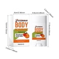 thumbnail image 3 of Persimmon Body Deodorant Stick Long Lasting Deodorizing Stick 75g - Natural Odor Eliminator for Underarms Feet & Whole Body - Unisex Aluminum-Free Deodorant for Men Women - Non, 3 of 9