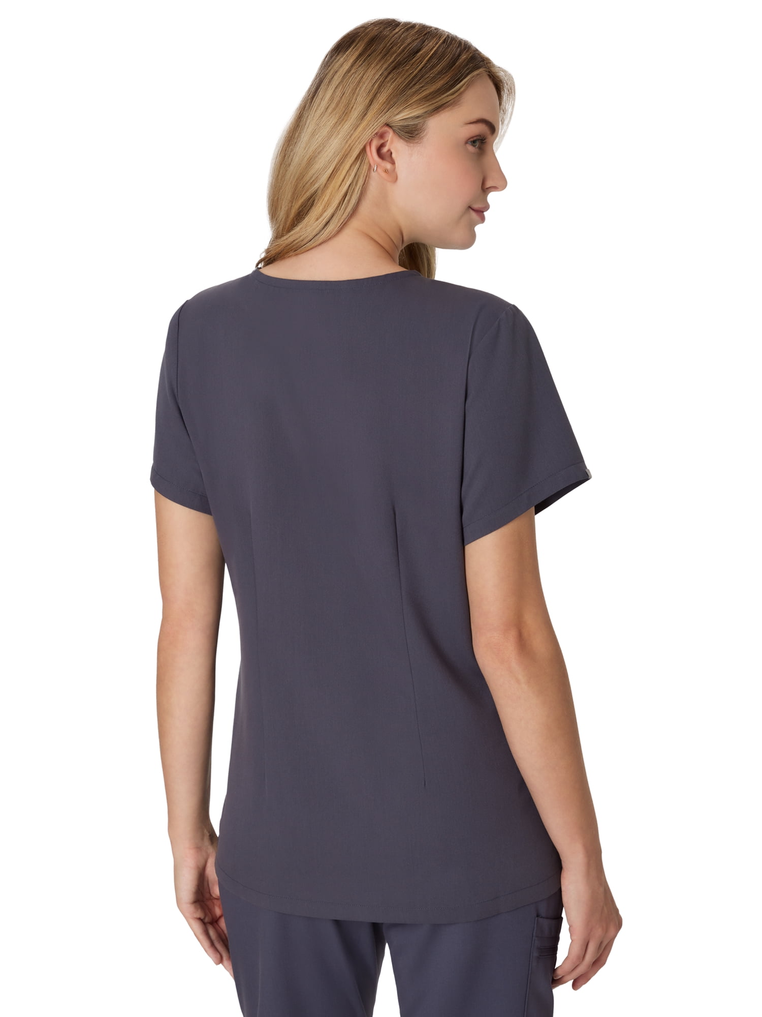 Hanes Women's Scrubs V-Neck Scrub Top, Premium, Short Sleeve, 3 Pocket, Sizes XS-3XL