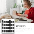 thumbnail image 2 of 700pcs Clothing Size Tags Sewing Size Labels Garment Size Tag Labels Fabric Labels, 2 of 6