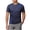 Dark Blue, variant on Men's Top Printed Casual Outdoor Climbing Running Reflective Wear Round Neck T-Shirt White M