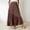 Coffee, variant on Tennis Skirts for Women Summer Elegant Summer Pleated Patchwork A-Line Skirt with High Waist Comfort Fit for Daily Casual Wear Coffee L
