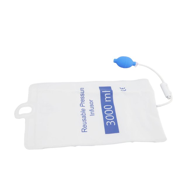 Sac de Préparation pour Infusion à Pression, Sac de Préparation pour Pression de Liquide Fiable et Résistant à l'Usure Sans Fuite pour Infusion Sanguine Rapide pour Patient 3000 ml