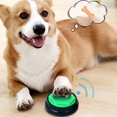 thumbnail image 5 of Botón que habla para perros, zumbador de entrenamiento para mascotas grabable, portátil para comunicación con mascotas, 5 of 5