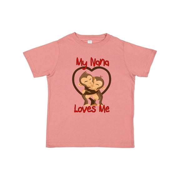 Inktastic My Nana Loves Me Monkey Boys or Girls Toddler T-Shirt