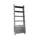 thumbnail image 1 of Librero Escalera, Una Puerta Inferior, Seis Espacios Organizadores, Tablero Laminado Texturizado PLAYCON (Grafito y Gris), 1 of 8