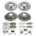 thumbnail image 2 of PowerStop Front and Rear Z36 Truck & Tow Carbon-Fiber Ceramic Brake Pad and Drilled and Slotted Rotor Kit Fits: MERCEDES-BENZ Select Models K8661-36, 2 of 7