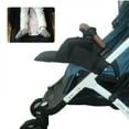 thumbnail image 5 of Stroller Footrest, Universal Stroller Footrest, Baby Stroller Extension Footrest, Stroller Extension Seat Plate, Stroller Footrest Accessories, Easy to Install (Black), 5 of 7