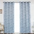 thumbnail image 2 of Best Home Fashion, Inc. Floral Vine Paisley Blackout Thermal Grommet Curtain Panels (Set of 2), 2 of 4