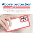 thumbnail image 3 of Allytech Phone Case for Samsung Galaxy A53 5G 6.5 inch,Anti-Slip Shockproof Soft TPU Bumper Acrylic Transparent Lightweight Slim Protective Cover,Red, 3 of 8
