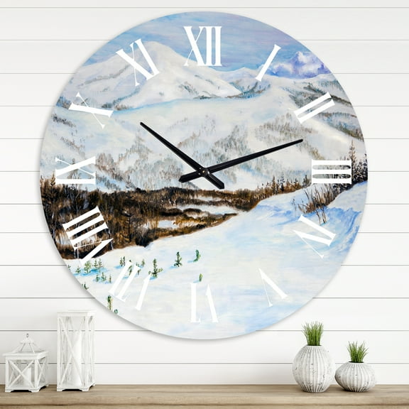 Designart 1 in Quartz Traditional Wall Clock