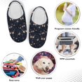 thumbnail image 5 of Whosucclay Cotton Slippers for unisex Lightweight House Slippers With Memory Foam, Washable Home Slippers,Indoor Comfy Bedroom Cozy Slippers Slip On, 5 of 6