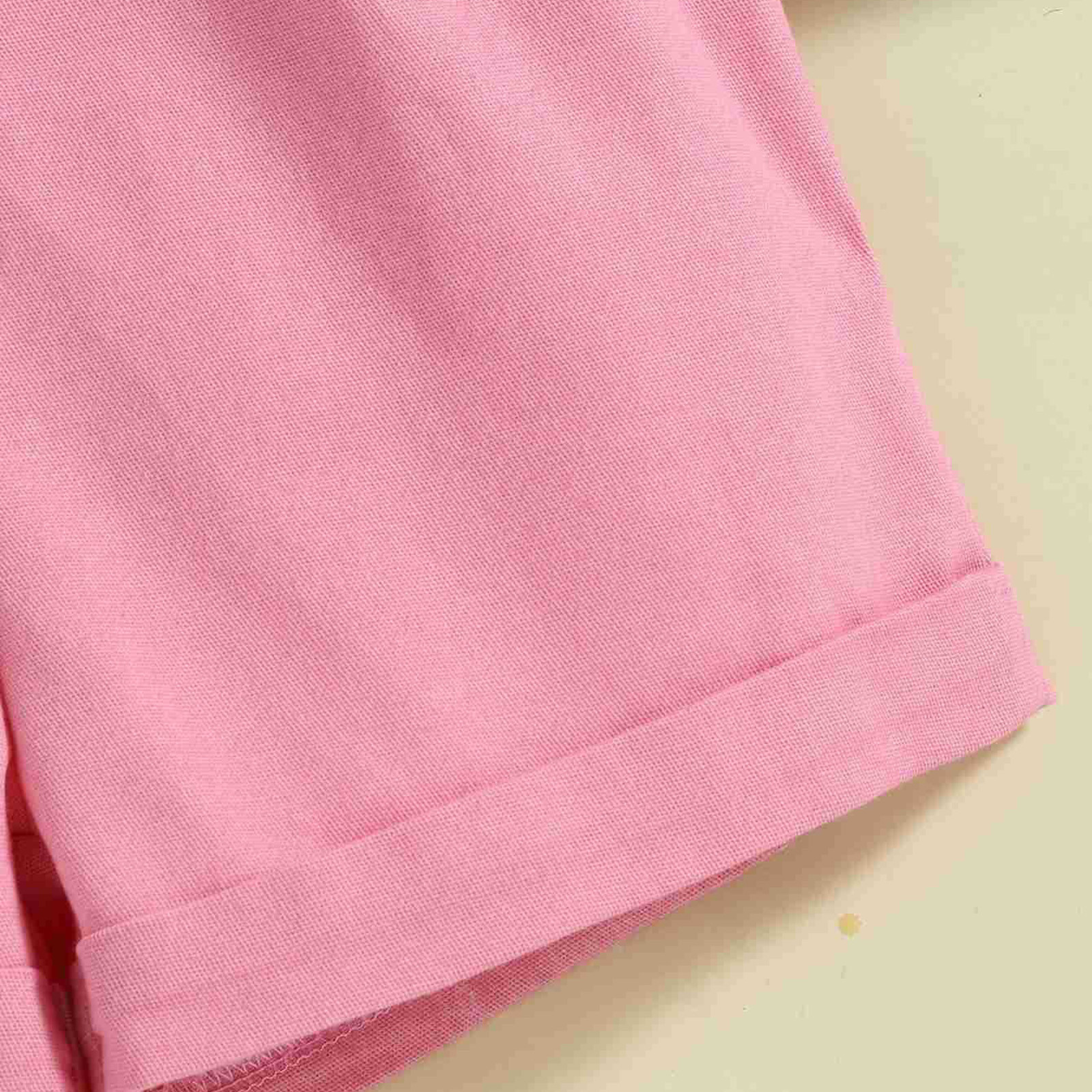 Little Girls One-Pieces Todder Short Sleeve Pink Jumpsuit Fashion Silk ...