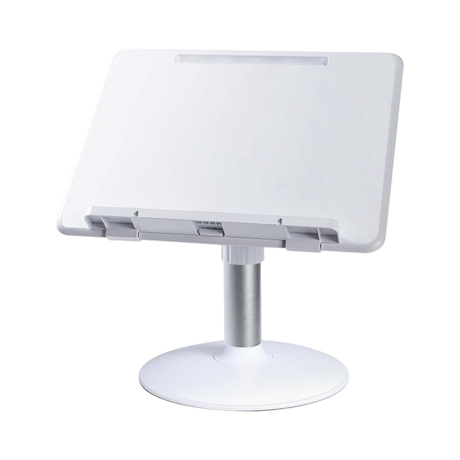 Book Stand for Reading, Book Holder Stand, Portable Laptop Holder, Adjustable Height Angle Hands Free Holder for Music Score/ Recipe/Magazine