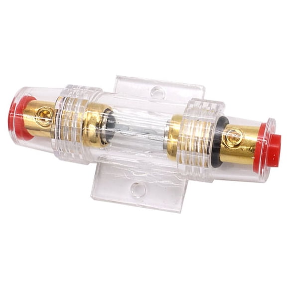 Riwesomey Fusible transparente estéreo para coche, disyuntor de Audio para vehículo, fusibles, accesorios de actualización de automóvil Herramientas de reparación de automóviles 60A