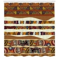 thumbnail image 3 of Ambesonne Tribal Shower Curtain, Boho Folk, 69"Wx75"L, Multicolor, 3 of 3