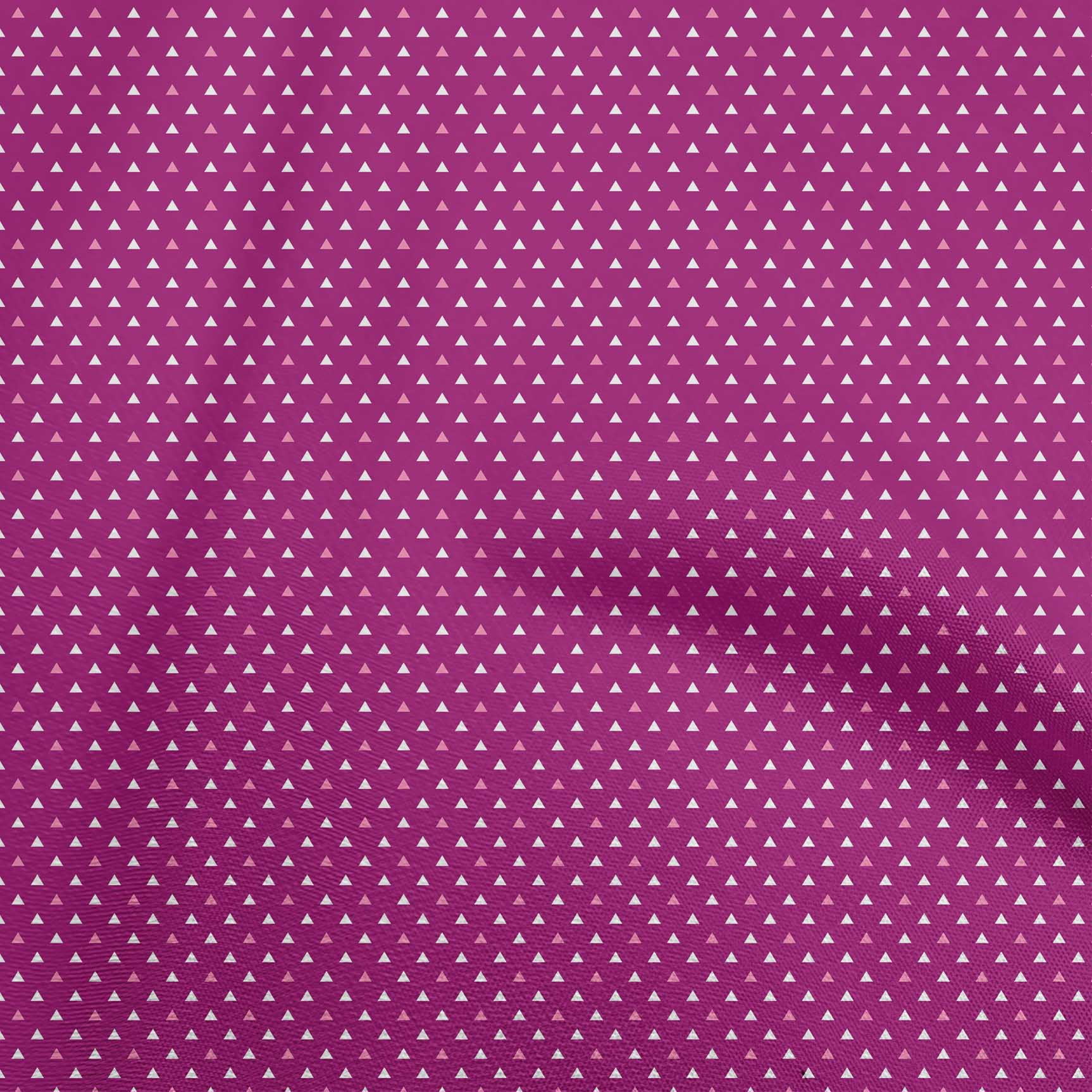 oneOone Velvet Dark Magenta Fabric Geometric Diy Clothing Quilting