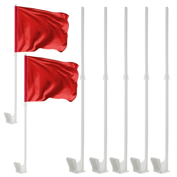 12Pcs Sturdy Car Window Flagpoles Car Flag Window Clips Truck Flag Holder Without Flag