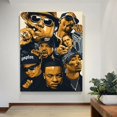 thumbnail image 3 of Pintura en lienzo, arte de pared, cantante de Hip Hop, rapero, impresiones de retratos, imágenes, decoración del hogar para sala de estar, carteles sin marco de imagen, 3 of 4