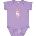 thumbnail image 3 of Inktastic You are Magical Pink and White Unicorn with Flowers Boys or Girls Baby Bodysuit, 3 of 5
