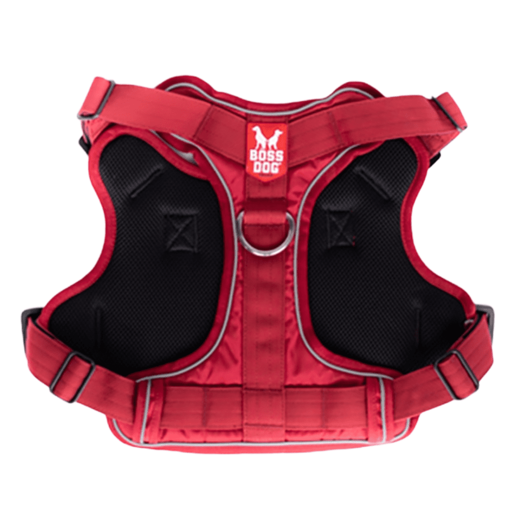 Boss Dog ProSeries Dog Harness No Pull Padded Reflective Durable Red, XL