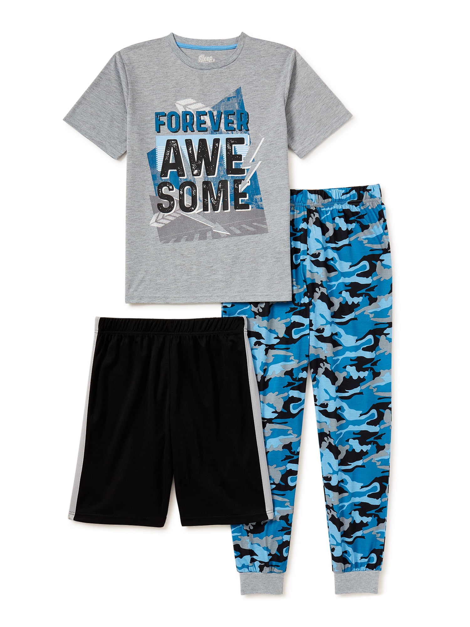 Pajamas Short Husky Boy Pants Boys Uniform Husky Woven Pull On