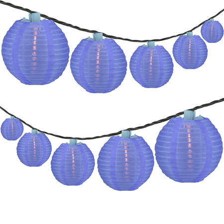 

Solar Garden Lanterns Outdoor Solar String Lights for Garden Outdoor Wedding Party Purple Light