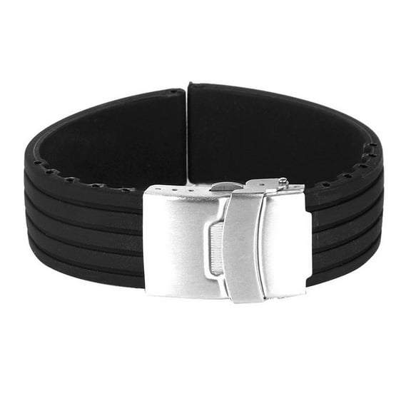 WHAMVOX 20 Mm Watch Bands for Men Straps Waterproof Silicone Practical Man