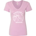thumbnail image 3 of Inktastic Summer Vacation Mode Melbourne Beach Florida Women's V-Neck T-Shirt, 3 of 5