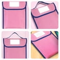 thumbnail image 3 of Miangastore Large Book Pouch Nylon Book Tote Bag Large Textbook Carrier Test Paper Bag, 3 of 8