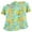 01-Gold, variant on Scrub Tops for Women Short Sleeve Vneck Stretch Holiday Scrub Shirt Cute Floral Print Nursing Workwear with 2 Pockets Gold XXXL
