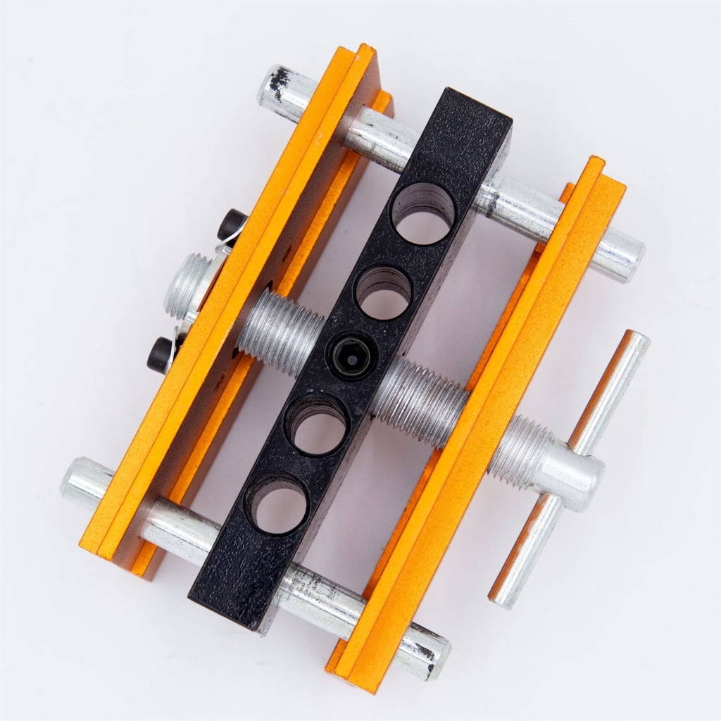 Centering Doweling Jig Wide Capacity Dowel Jig for Straight Holes Adjustable Width Centering Woodworking Projects