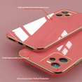 thumbnail image 3 of Compatible with Realme C35 Case Silicone Shockproof Realme C35 Phone Case Anti-Scratch Ultra Thin Plating TPU Cases (Realme C35, Camellia Red), 3 of 13