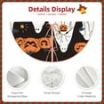 thumbnail image 3 of Sikiie Halloween Ghosts And Pumpkins Christmas Tree Skirt, Christmas Tree Decorations, Christmas Decor, Tree Mat Decoration(30-48IN)-36", 3 of 6