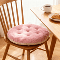 thumbnail image 4 of Soft Round Sheepskin Chair Pad Thickened For Bedroom Windowsill Stool Enhanced Comfort, 4 of 8