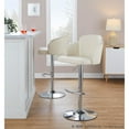 thumbnail image 5 of LumiSource Dahlia Adjustable Barstool - Set of 2, 5 of 11